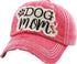 KBETHOS Dog Mama Vintage Ball Cap| Pink