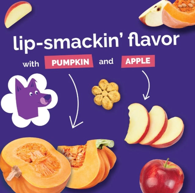 Fruitables Baked Pumpkin and Apple Flavor Dog Treats 7 oz