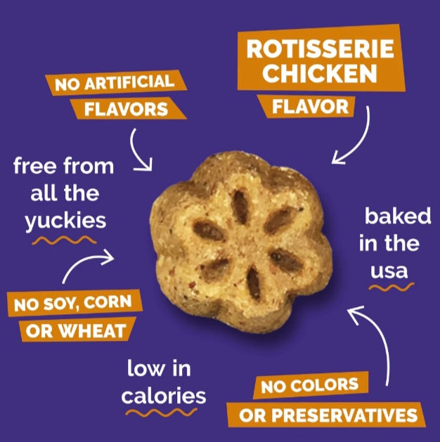 Fruitables Skinny Minis Rotessorie Chicken Flavor Dog Treats 5 oz