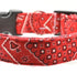 Red Bandana Dog Collar Small