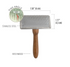 Tauro Pro Line Beechwood Slicker Pet Brush with Stainless Steel Bristles -3 Sizes