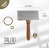 Tauro Pro Line Beechwood Slicker Pet Brush with Stainless Steel Bristles -3 Sizes
