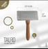 Tauro Pro Line Beechwood Slicker Pet Brush with Stainless Steel Bristles -3 Sizes