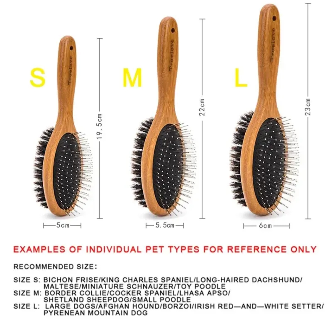 Truelove Double Sided Pin and Bristle Boar Pet Brush