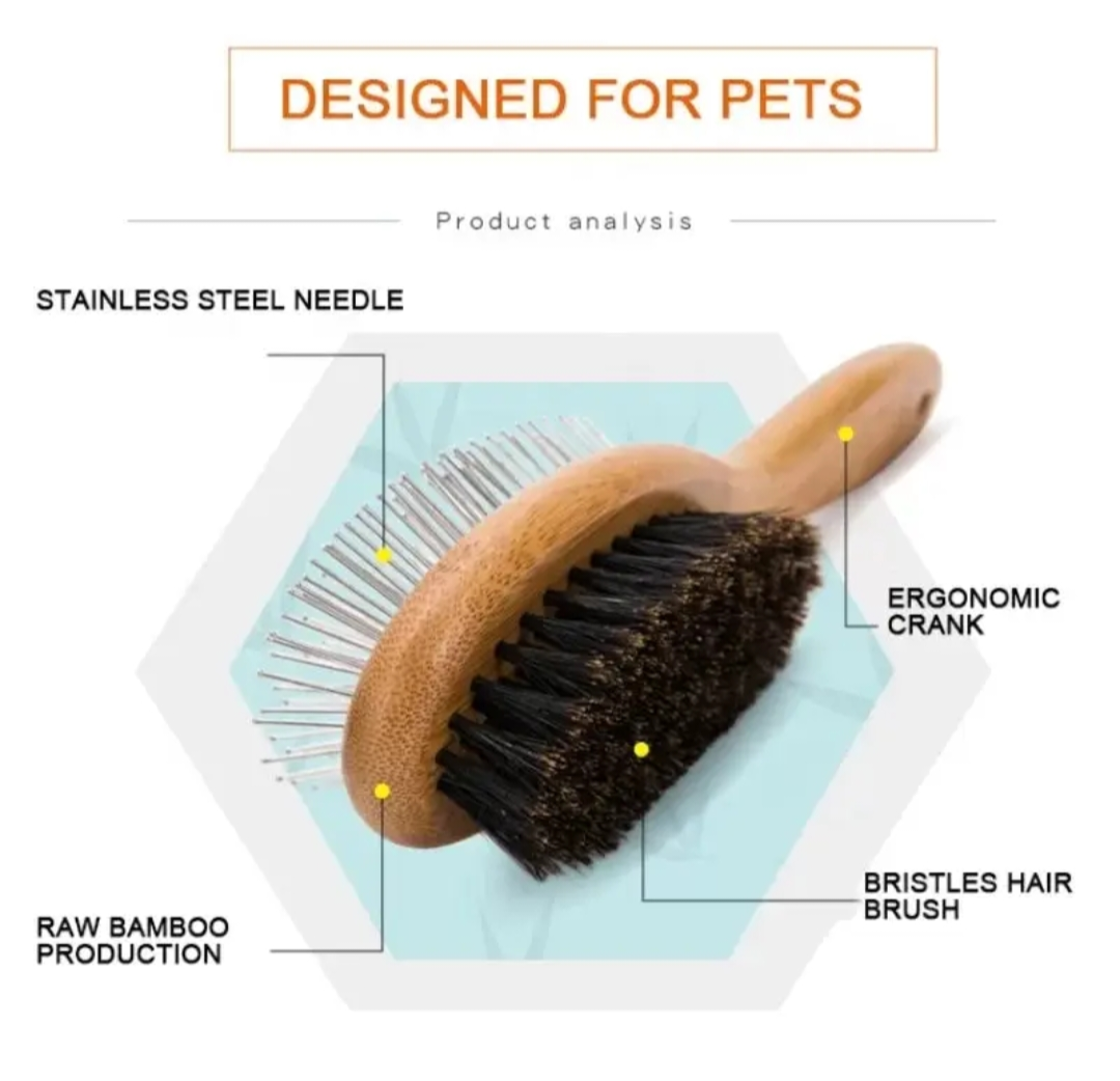Truelove Double Sided Pin and Bristle Boar Pet Brush