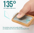 Truelove Pet Slicker Brush with Bamboo Handle