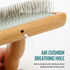 Truelove Pet Slicker Brush with Bamboo Handle