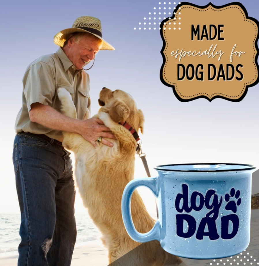 Dog Lover Ceramic Mug-Dog Dad 14 oz
