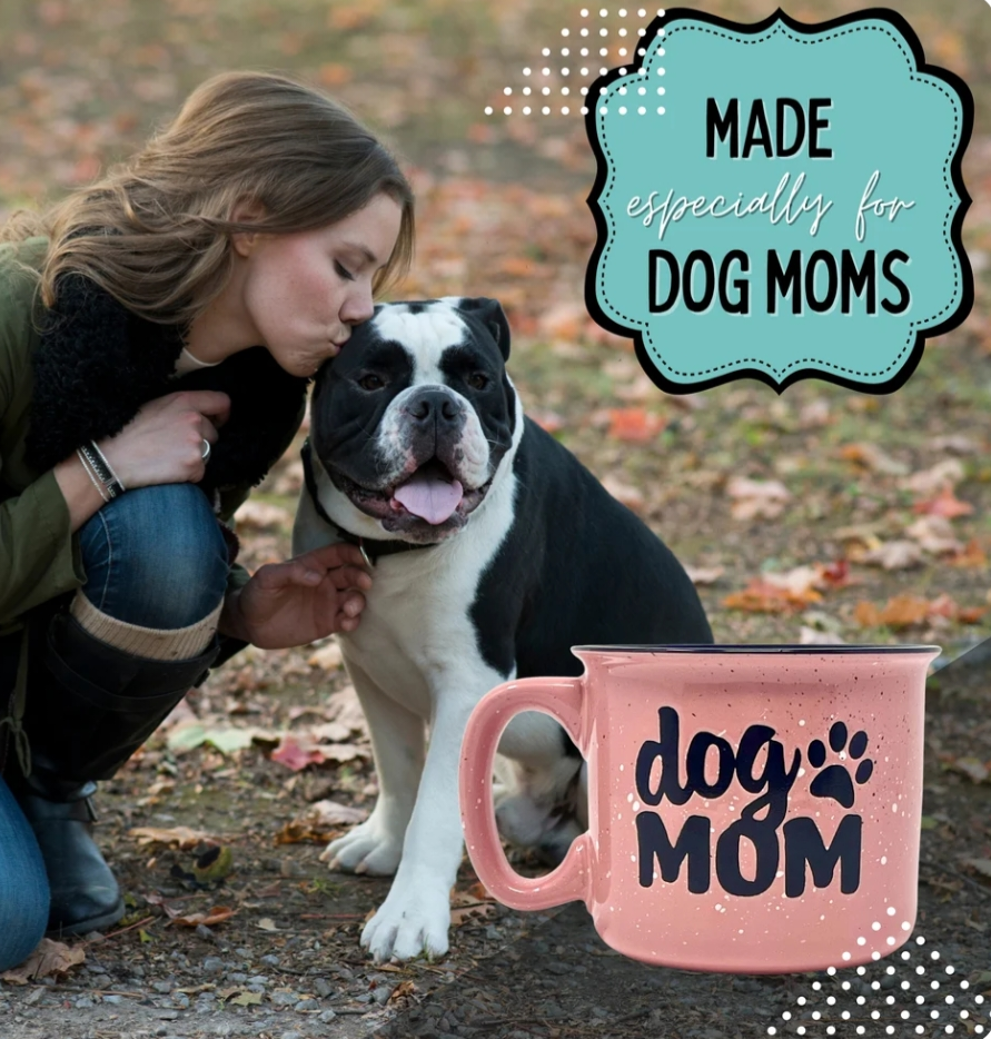 Dog Lover Ceramic Mug-Dog Mom 14 oz
