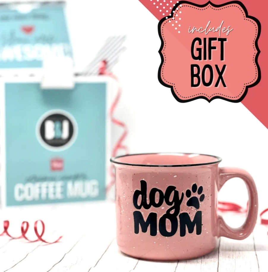 Dog Lover Ceramic Mug-Dog Mom 14 oz