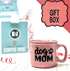 Dog Lover Ceramic Mug-Dog Mom 14 oz