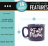 Dog Lover Ceramic Mug-Fur Mama 14 oz