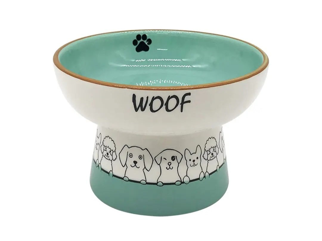 Puppy pet pal 4.4" Pedestal Dog Bowl