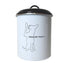 Jojo Modern Pets Black & White Pet Food & Treat Storage Canisters (Set of 3)