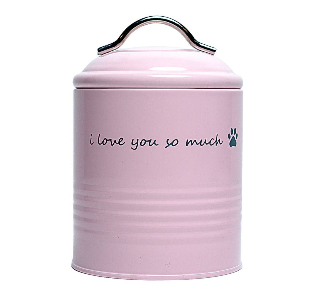 Jojo Modern Pets I Love You So Much Dog Treat Canister Gift Set