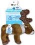 Clean Earth Plush Caribou By Spunky Pup Dog Toys