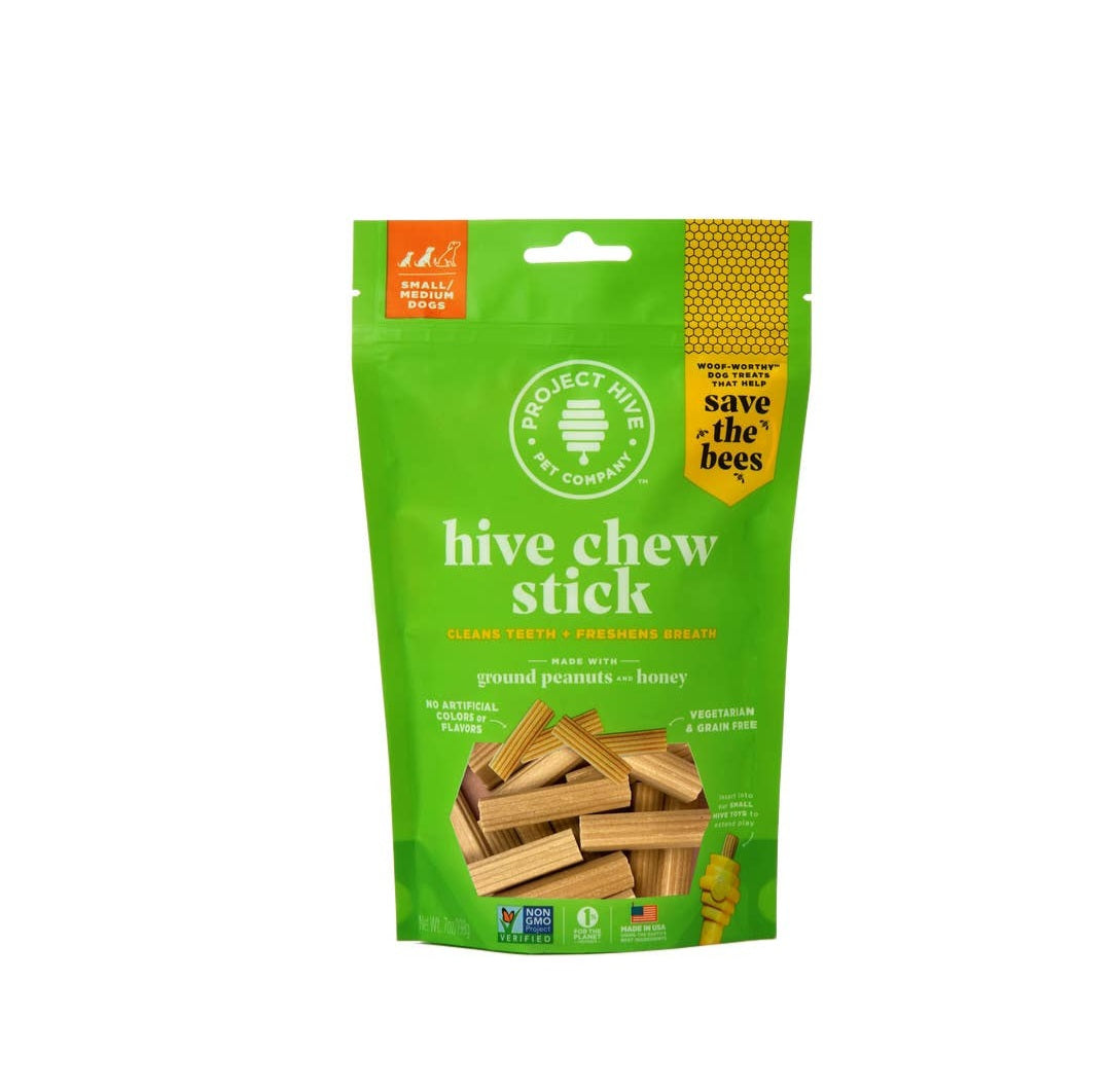 Project Hive Pet Company Chew Sticks | Small & Medium Dog| Medium to Large Dog| 2 Size Options