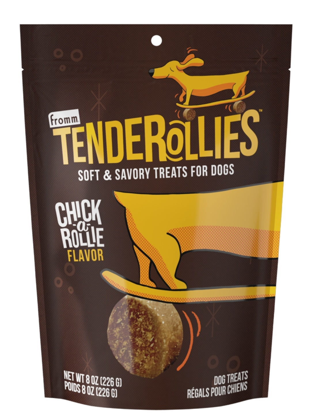 Fromm TenderolliesSoft & Savory Dog Treats Chick-a-Rollie Flavor 8 oz