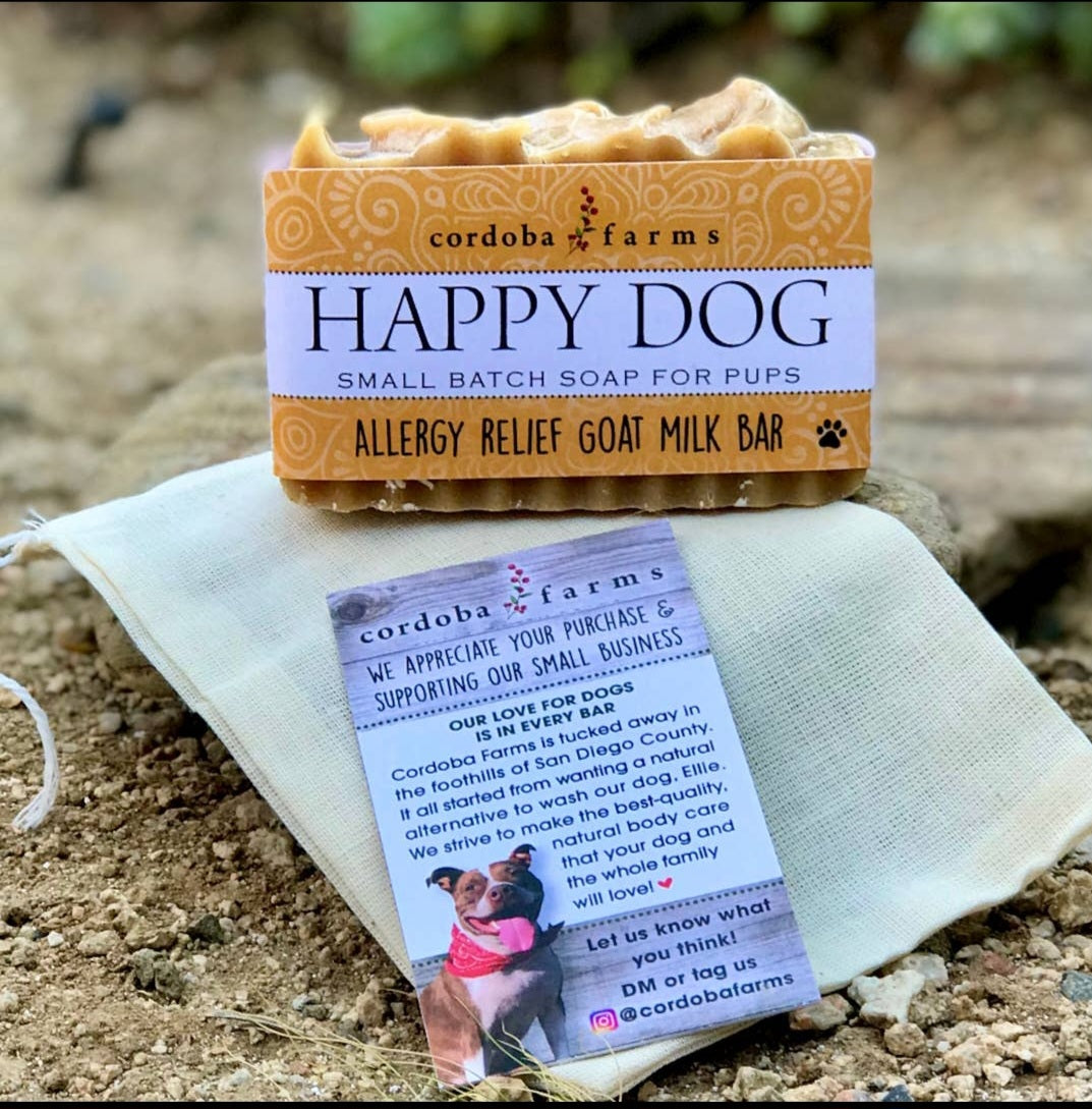 Cordoba Farms Happy Dog-Allergy Relief Goat Milk Bar