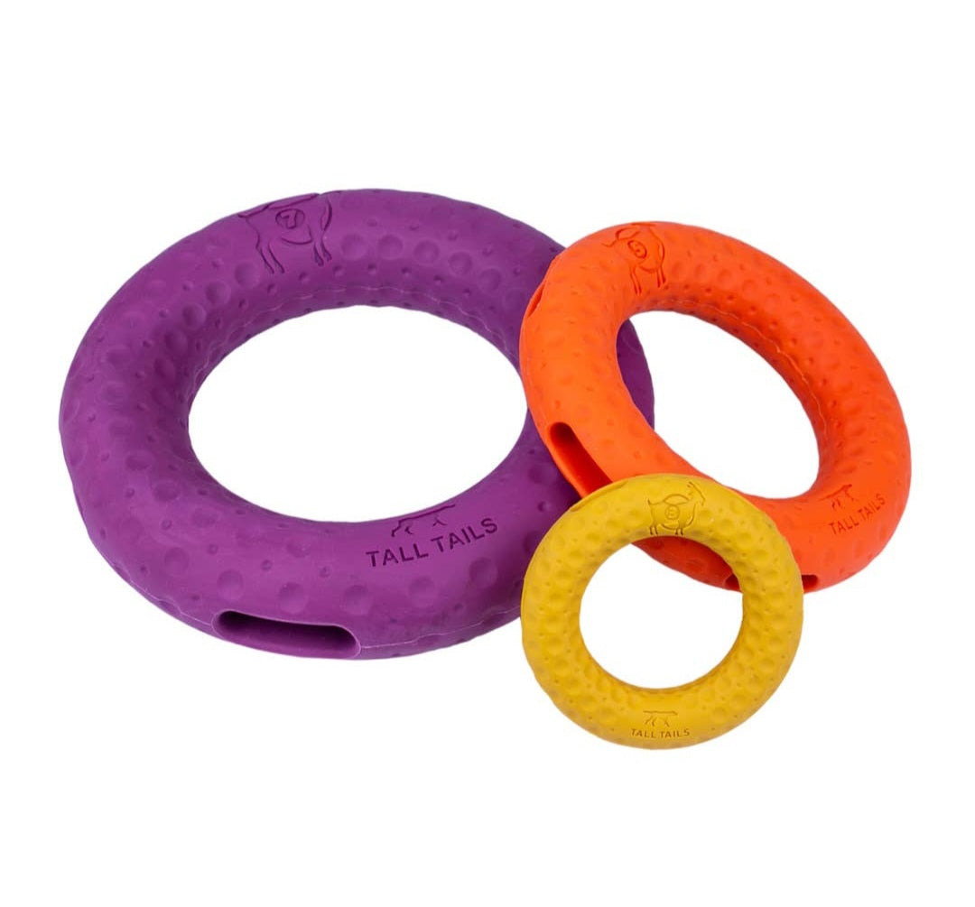 Tall Tails Goat Sport Ring Dog Toy |3 Size Options