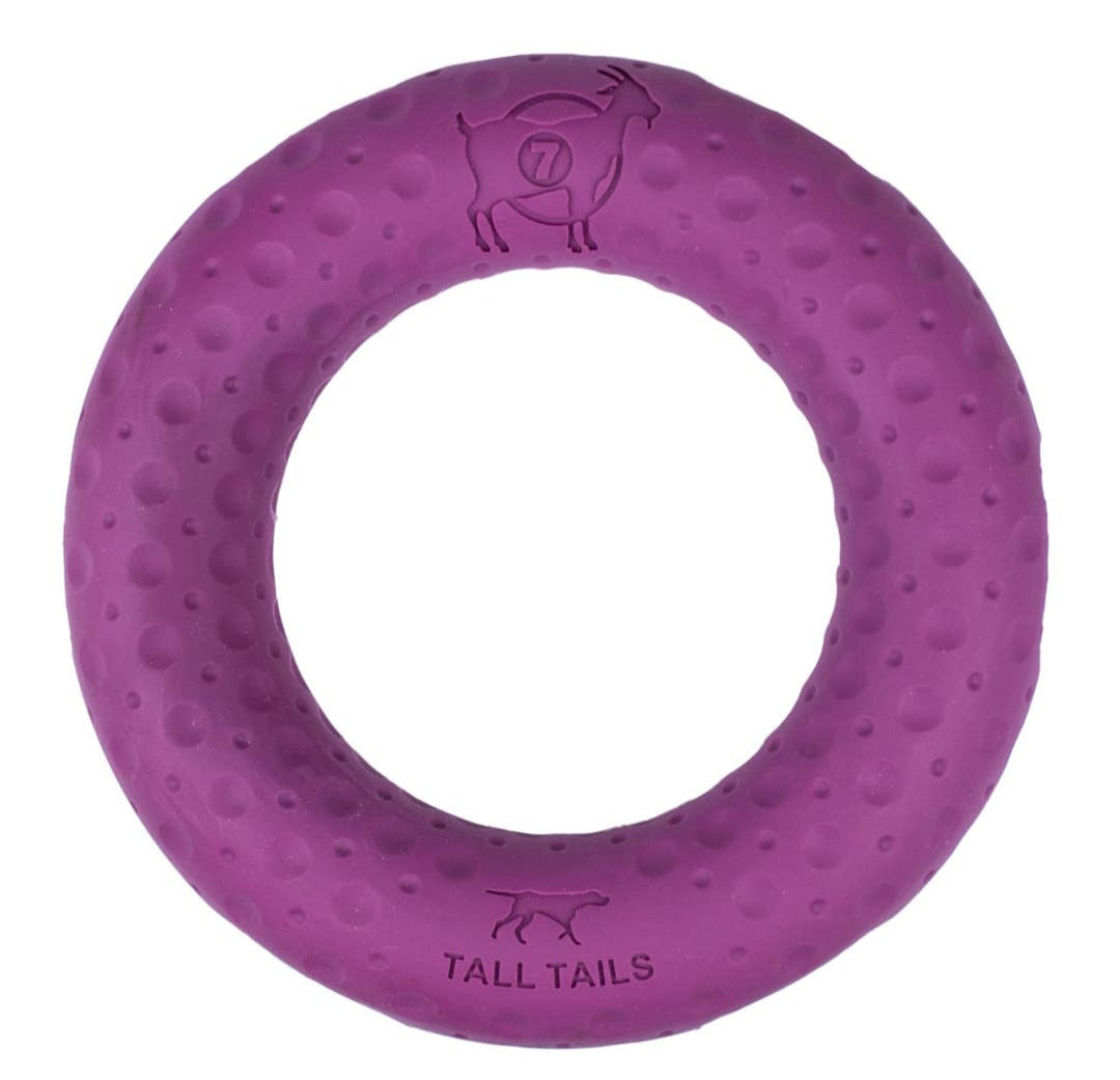 Tall Tails Goat Sport Ring Dog Toy |3 Size Options