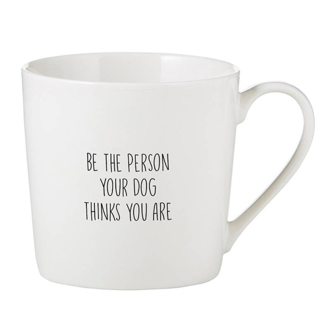 Santa Barbara Design Studio Cafe Mug - Be the Person 14 oz