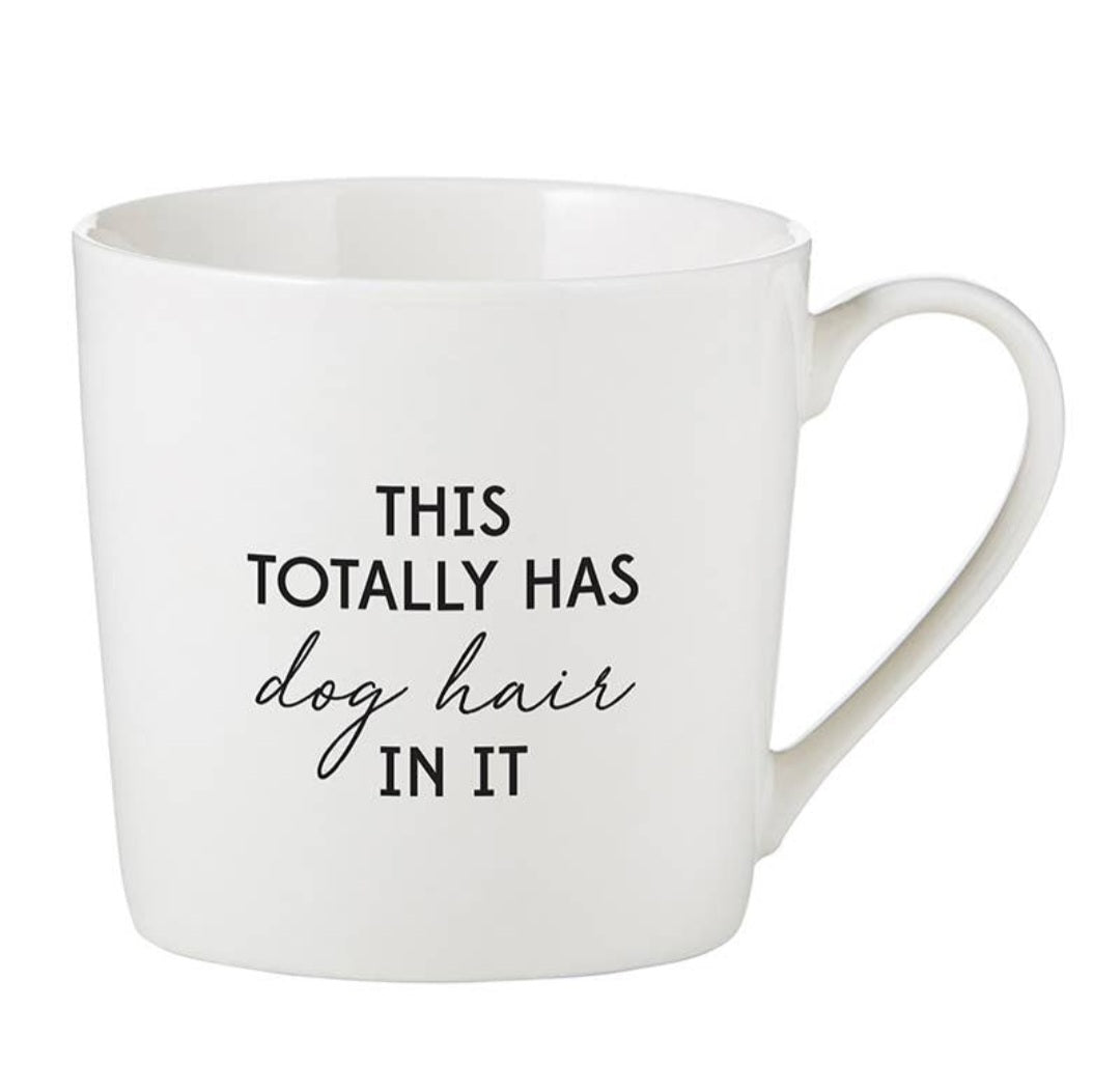 Santa Barbara Design Studio Cafe Mug Dog Hair 14 oz