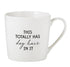 Santa Barbara Design Studio Cafe Mug Dog Hair 14 oz