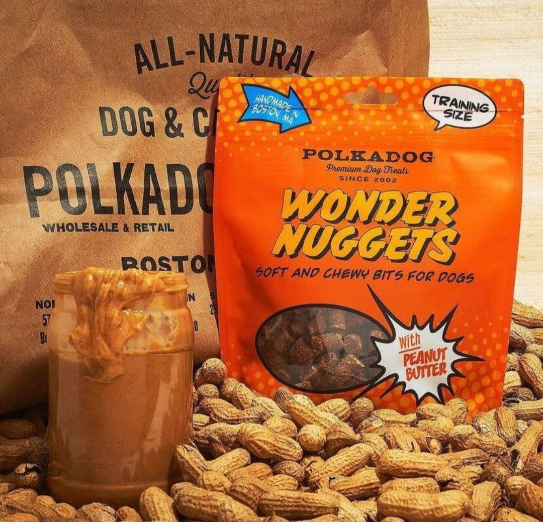 Polkadog Wonder Nugget with Peanut Butter 12 oz