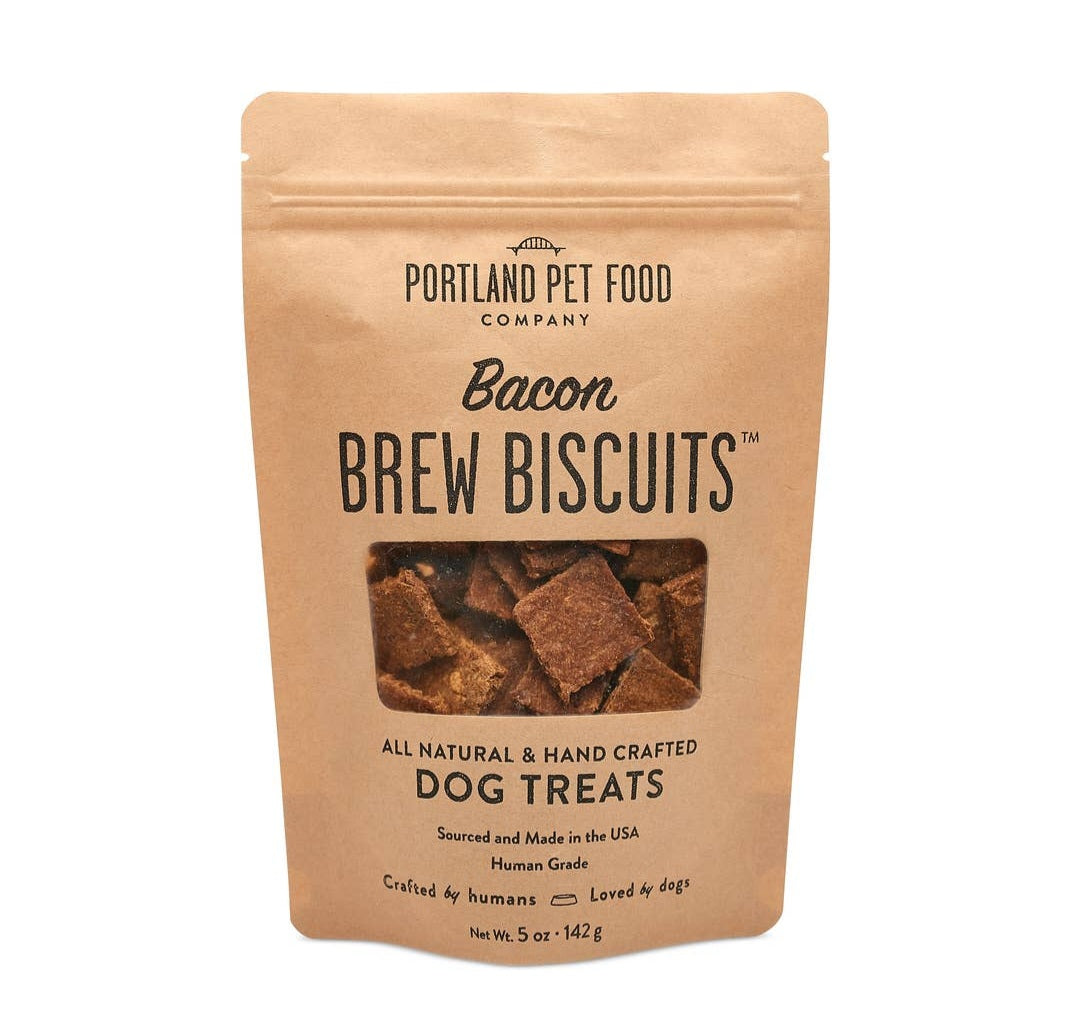 Portland Pet Food Bacon Brew Dog Biscuits 5 oz