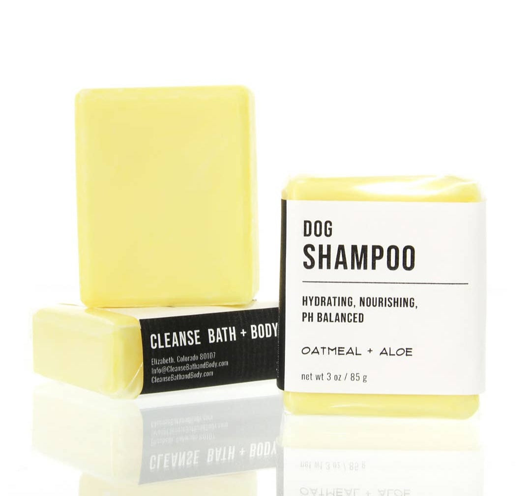 Cleanse Bath and Body Dog Shampoo Bar Oatmeal and Aloe/ 3 oz