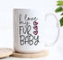 Heart & Willow Prints I love My Fur Baby Ceramic Mug 15 oz