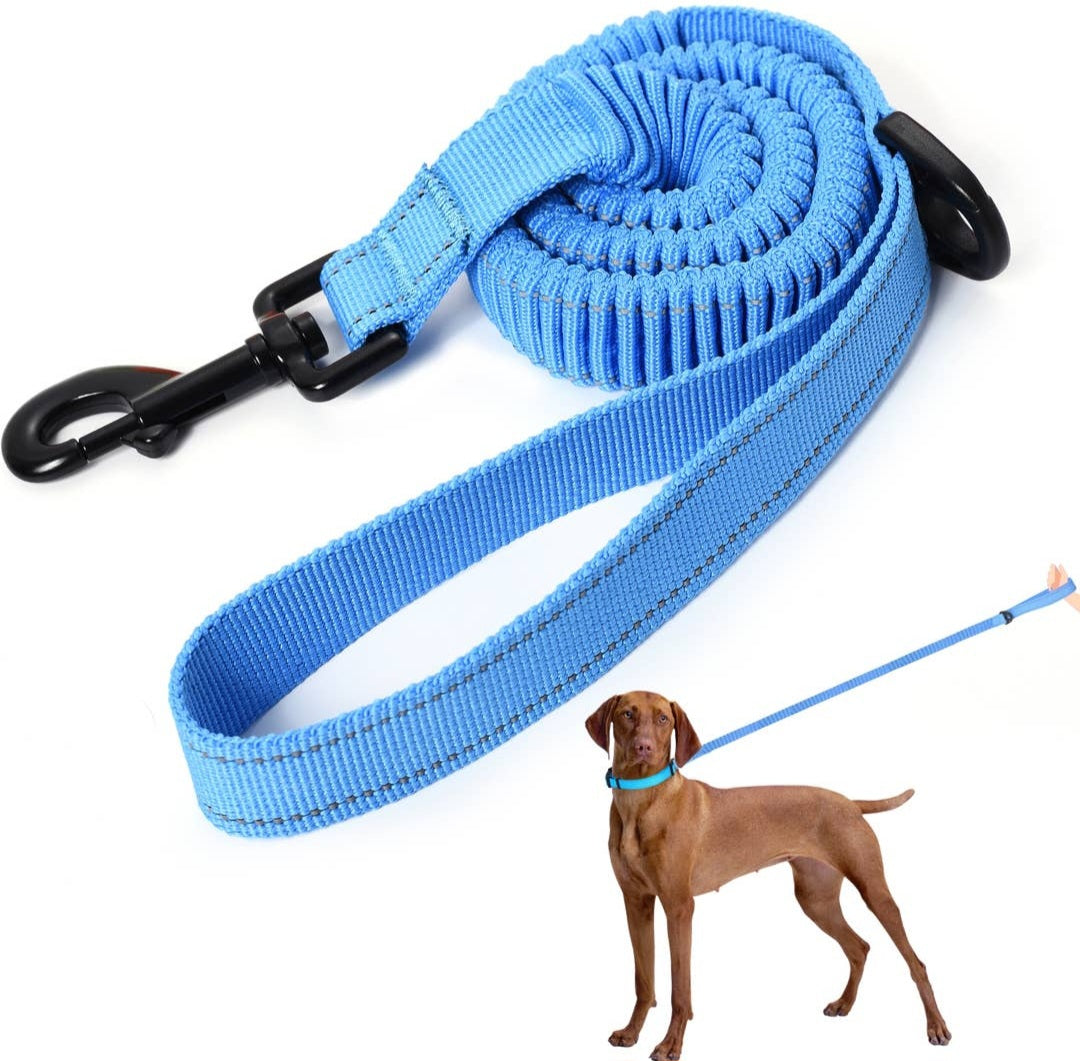 Mile High Life Bungee Gentle Pull Training Lead | Blue