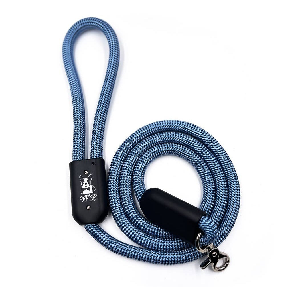 Warren London Climbing Rope Dog Leash 5 ft | Blue