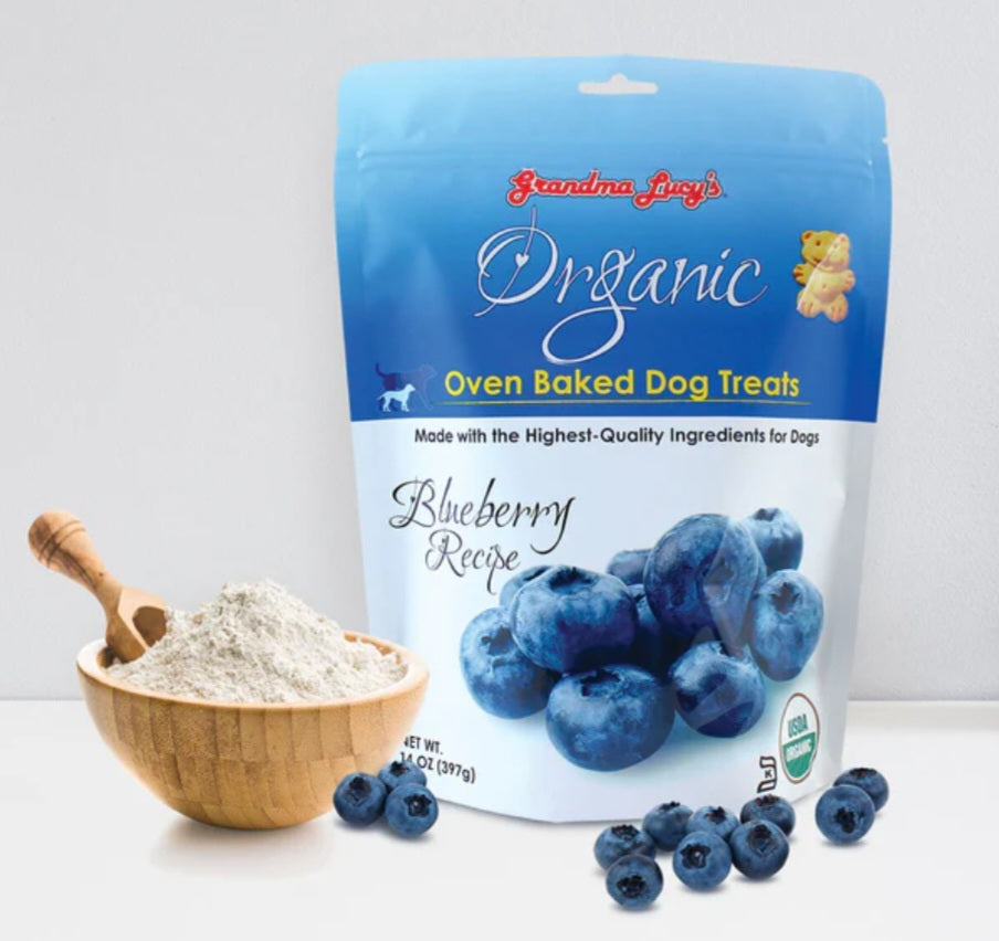 Grandma Lucy's Organic Blue Berry Dog Treats 14 oz