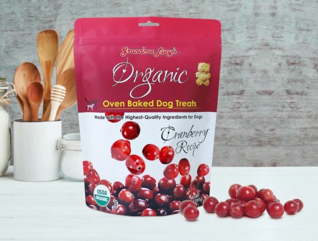 Grandma Lucy's Organic Cranberry Dog Treats 14 oz