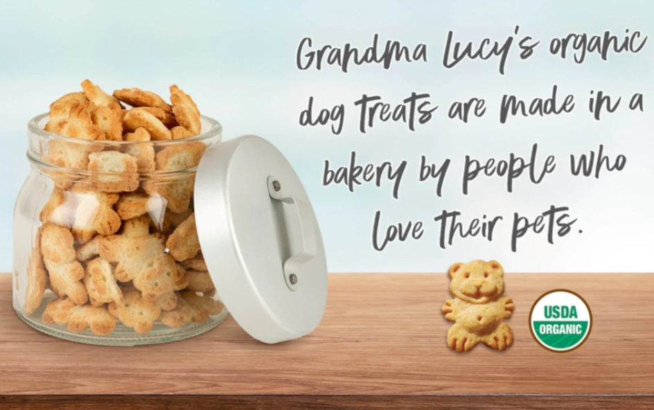 Grandma Lucy's Organic Lemon Honey Dog Treats 14 oz