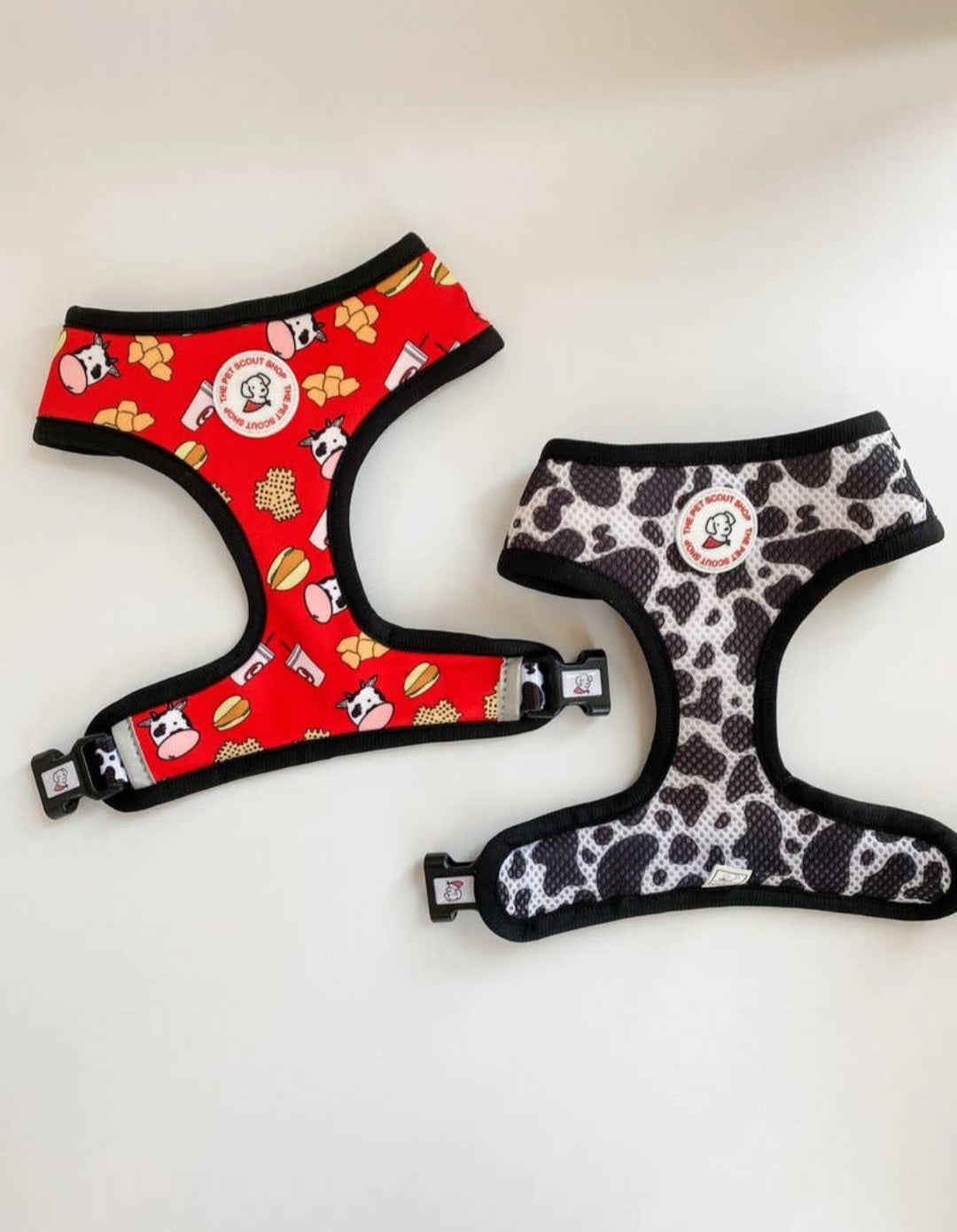 The Pet Scout Shop Fried Chicken Sandwich Reversible Harness-Size Options