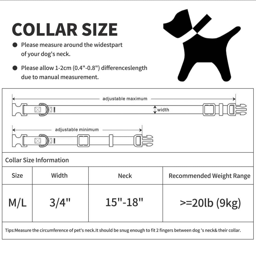 Mile High Life-Canvas Leather Dog Collars-Color Options