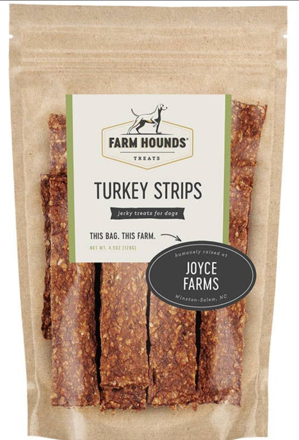 Farm Hounds Turkey Strips for Dogs | 4.5 oz