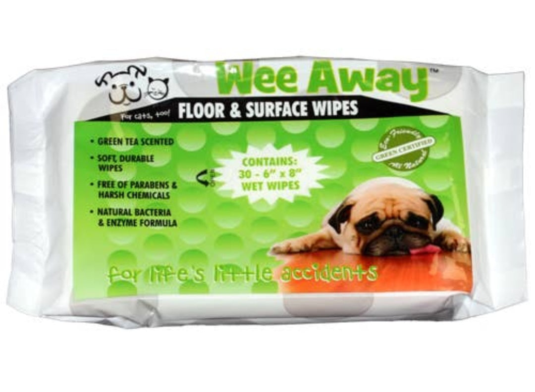 Wee Away Foor & Surface Wipes