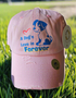 Vintage Style Baseball Cap For Women 'A Dog's Love is Forever'