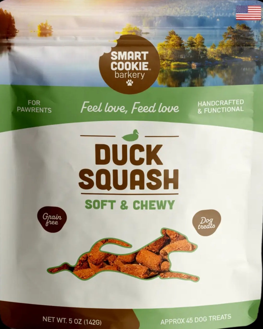 Smart Cookie Duck & Squash Dog Treats 5 oz