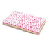 Mutts & Mittens Pink Flat Bed for Dogs | Pink Paws Cotton | 16x23