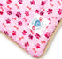 Mutts & Mittens Pink Flat Bed for Dogs | Pink Paws Cotton | 16x23