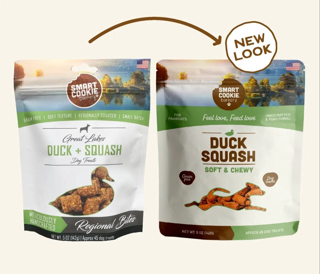 Smart Cookie Duck & Squash Dog Treats 5 oz