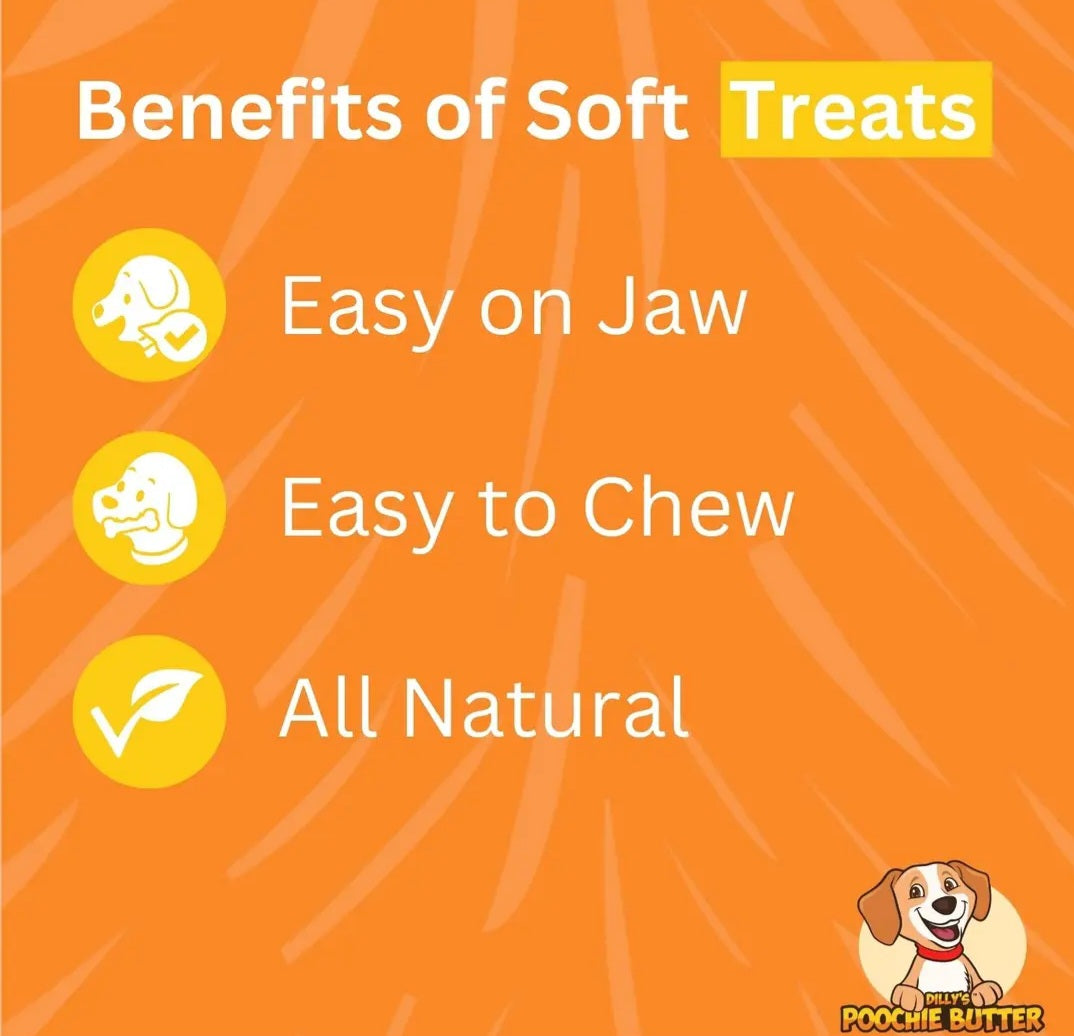 Poochie Butter Cheese & Bacon Soft Chews 8 oz
