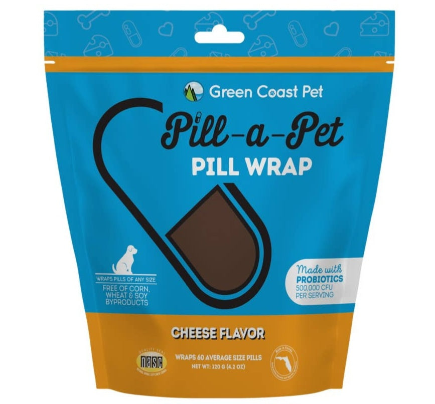 Green Coast Pill-a-Pet | Cheese Flavor | 4.2 oz