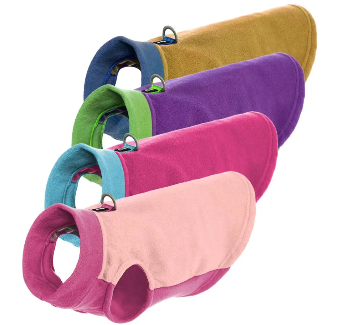 Gooby Half Stretch Fleece Vest for Dogs