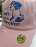 Vintage Style Baseball Cap For Women 'A Dog's Love is Forever'